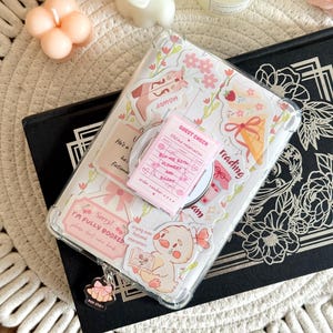 Magnetic Guest Check Kobo & Kindle Grip Holder, Kindle Accessories, Bookish Gifts for Readers, Bookish Decor and Merch image 1