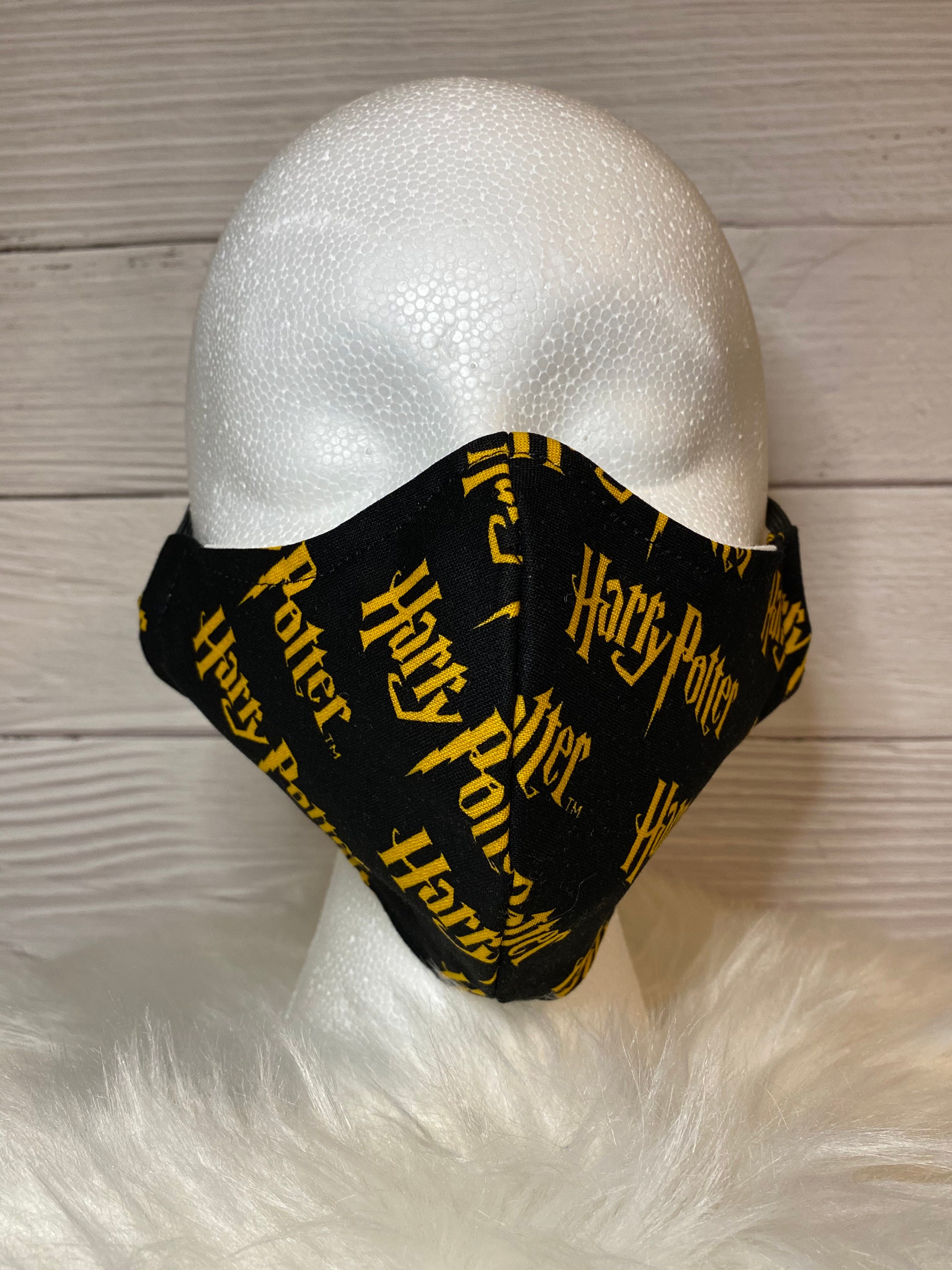 Adult Medium Harry Potter Print Handmade Face Masks | Etsy