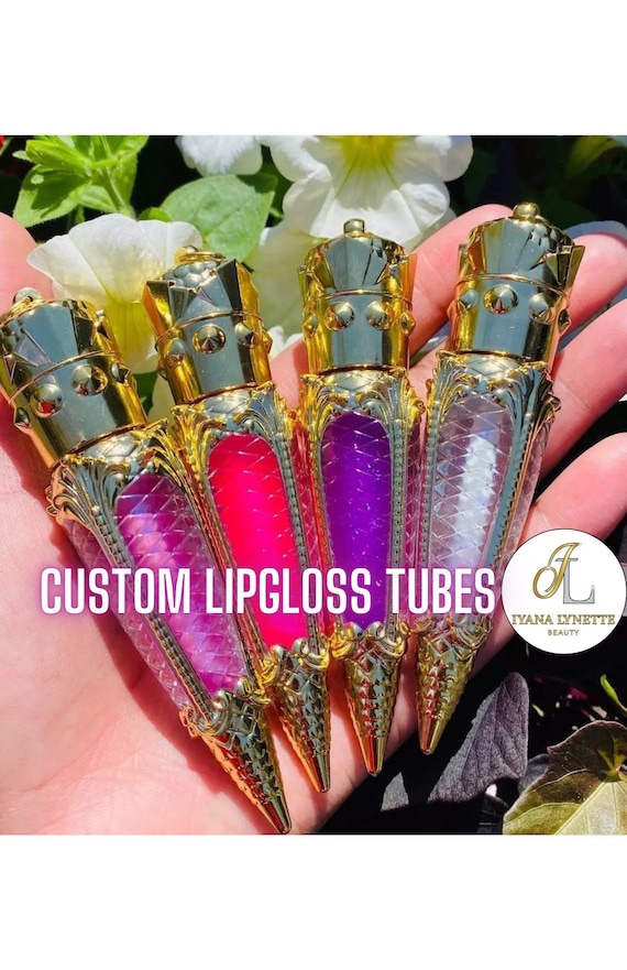 Wholesale Gold Lip Gloss Tubes Creative Lipgloss Packaging Etsy