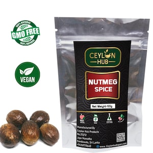 Organic Nutmeg Myristica Fragrans Whole Seed Premium Quality From Ceylon Fresh Luxury Spices