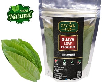 Guava Powder Leaves Tea Organic Herbal Dried Weight Skin Anti Hair Loss