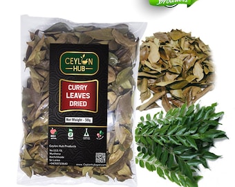 Fresh Curry Leaves Dried Koenigii Leaf Datum Organic 100% Natural Pure Ceylon