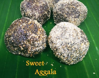 25 Pcs Aggala Sweet And Spicy Rice Balls Sri Lankan Special Sweet Healthy Food
