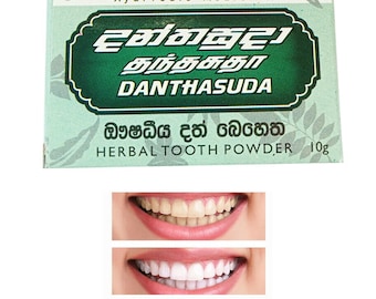 Best Natural Tooth Powder 10g Herbal Ayurvedic Medicine For White Strong Teeth