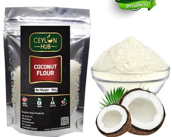 Coconut Flour Organic 100% Natural Flour Ceylon Coconut Flakes Polvo De Coco