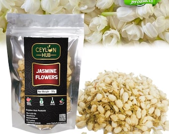 Dried Jasmine Flowers: Homegrown, Hand-Picked for Tea, Soap & Crafts