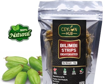 Lanières de bilimbi séchées biologiques : collation aux fruits tropicaux