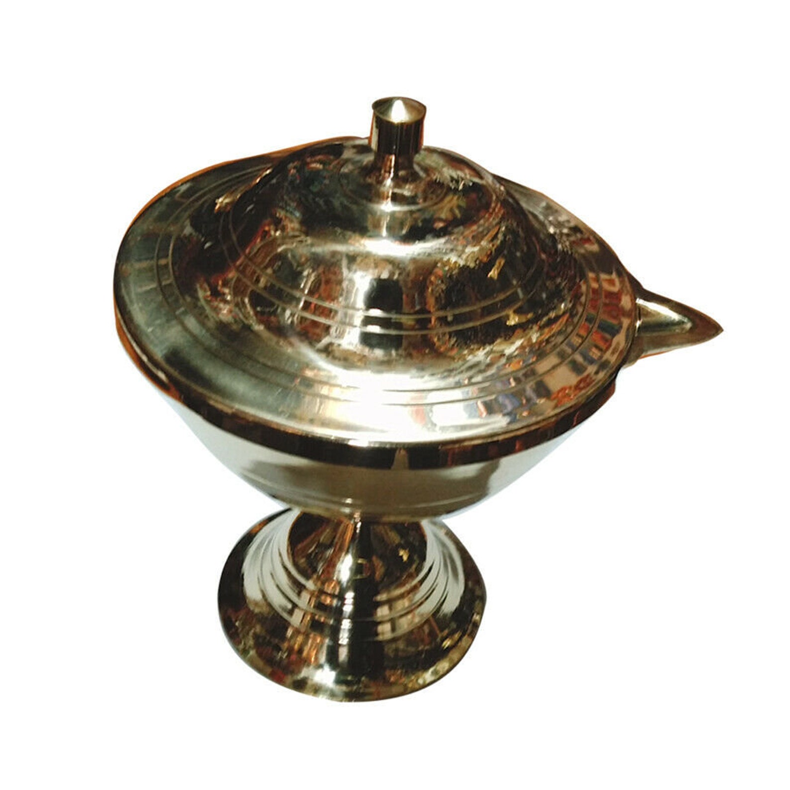 Brass Oil Lamp Vintage Beautiful Home Decor From Sri Lanka Etsy UK