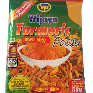 Turmeric Root Powder Wijaya 100% Pure Organic(Curcuma Longa) Best Libra Turmeric