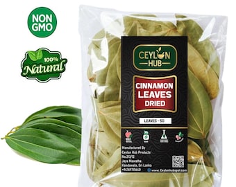 Hojas de canela orgánica: Cinnamomum Ceylon recolectadas a mano.