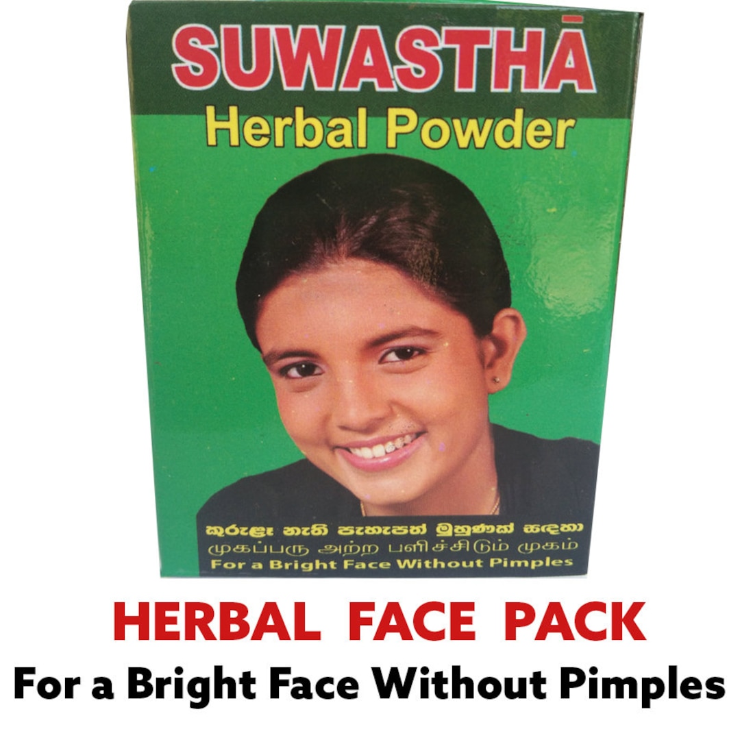 Suwastha 100 Herbal Powder Face Pack Natural Anti Aging Fairness 40g
