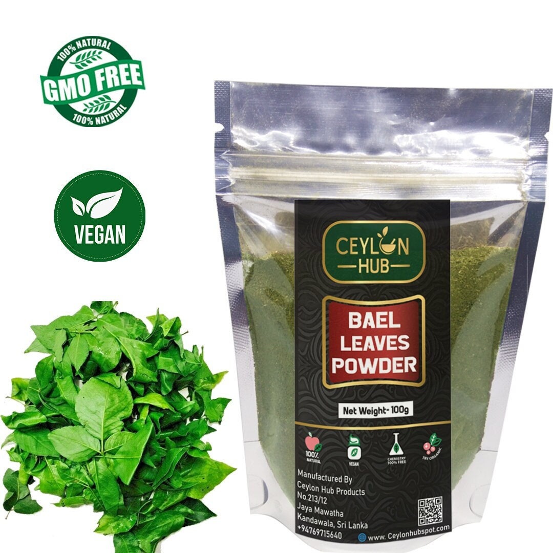 Bael Leaf Powder Bel Bilva Patra Marmelos Leaves Aegle Organic - Etsy