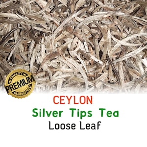 Organiczna herbata cejlońska Silver Tips White Tea: luźne liście, srebrne igły