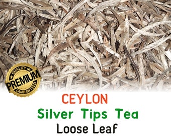 Premium Tea Silver Tips White Ceylon Organic Loose Leaf Tip Pure Silver Needles