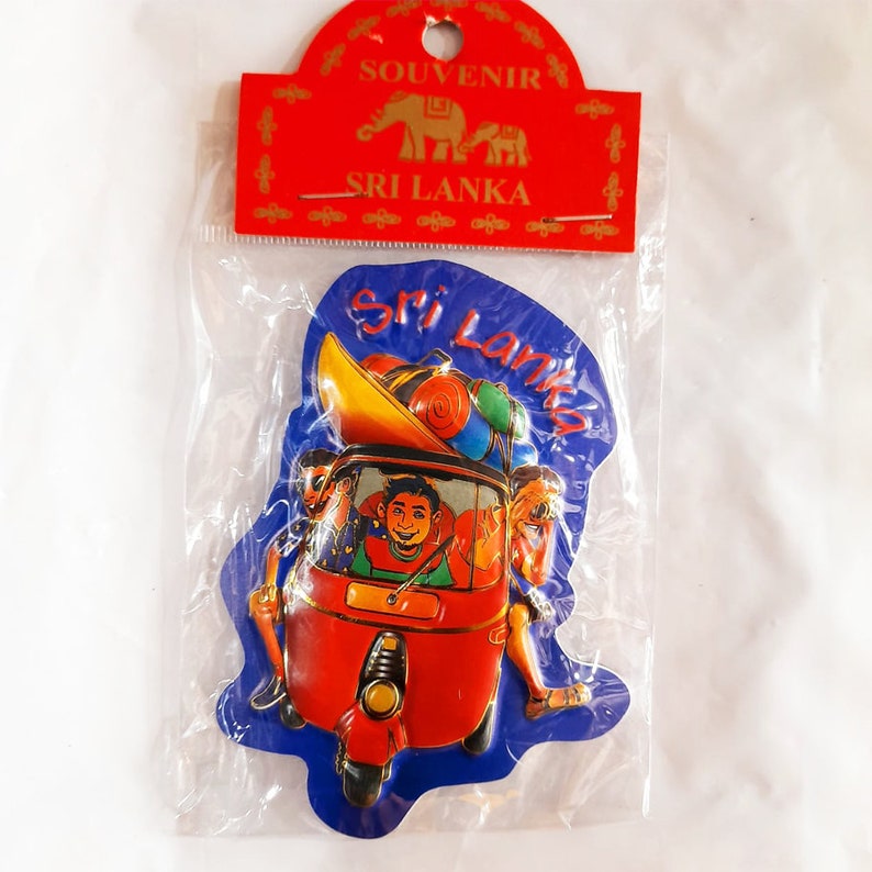 Wooden Refrigerator Sri Lanka Map Devil Mask Elephant Sigirya