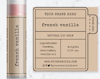 Download Lip Balm Labels Etsy