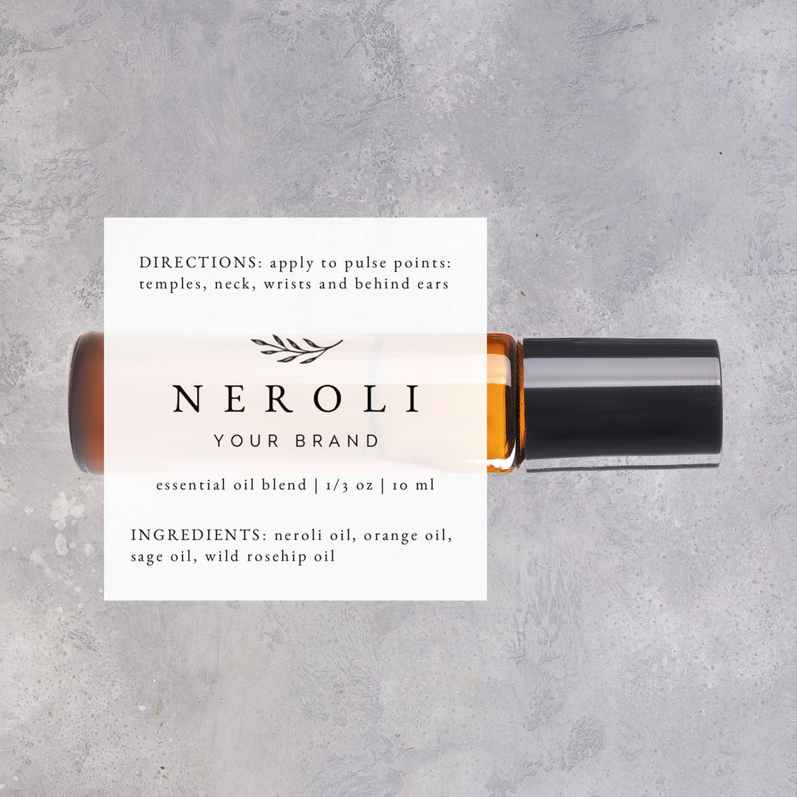 Essential Oil Roller Bottle Labels Template Printable Roller Etsy Canada