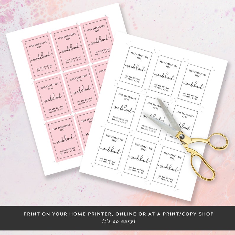 Printable Wax Melt Template Wax Melts Label Editable Etsy Printable Wax Melt Template Wax Melts Label Editable Etsy