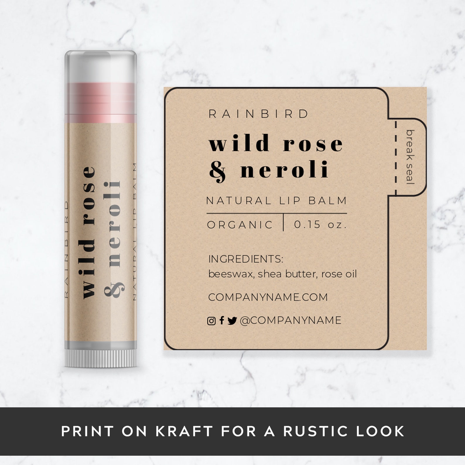 Printable Lip Balm Labels