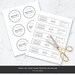 Jar Label Template Printable Cosmetic Label Template - Etsy