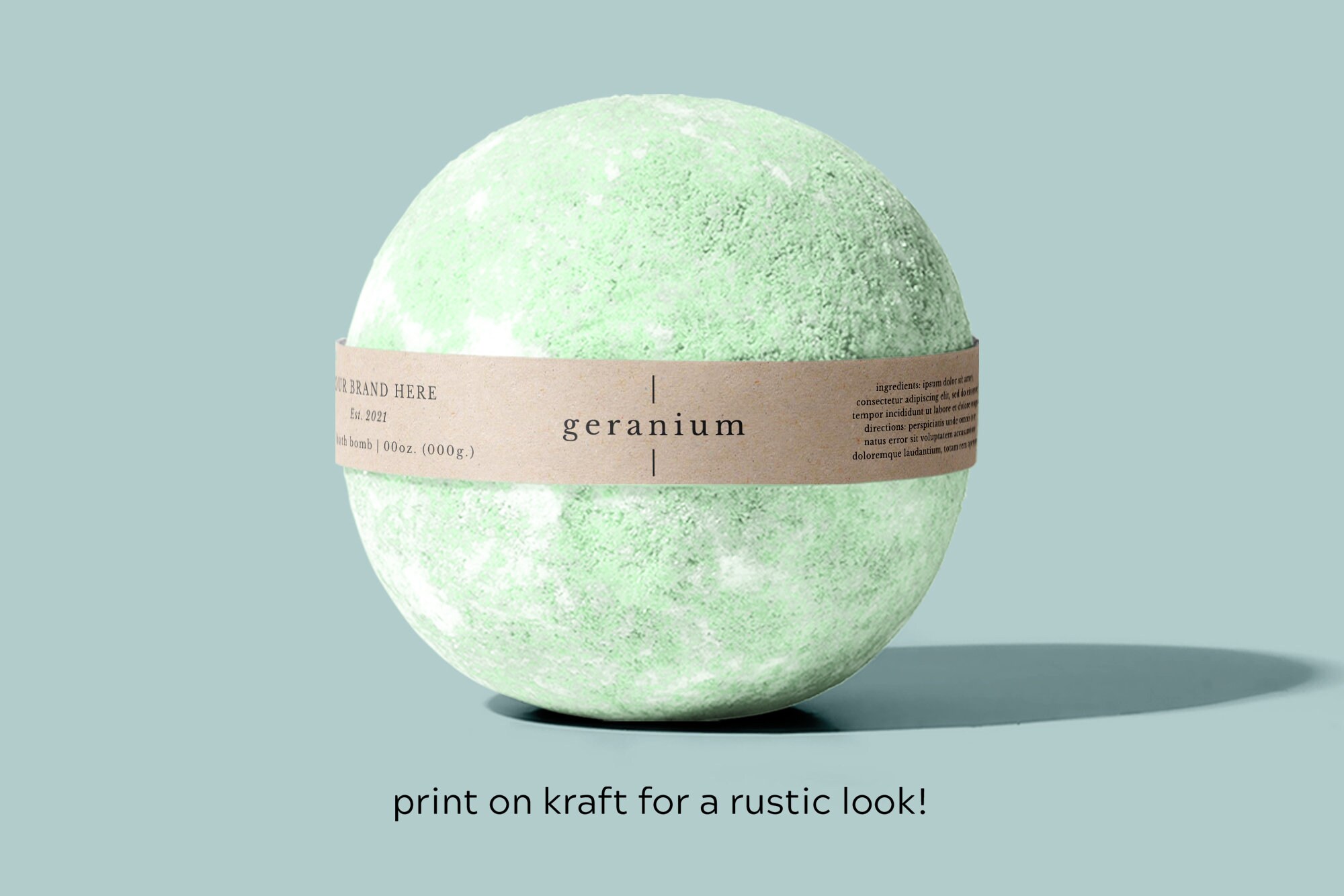 Bath Bomb Label Template Printable Minimalist Bath Bomb Belly - Etsy