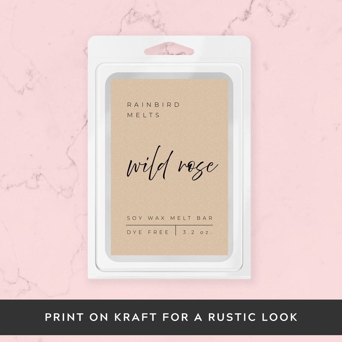 wax melt label template printable wax melts product labels
