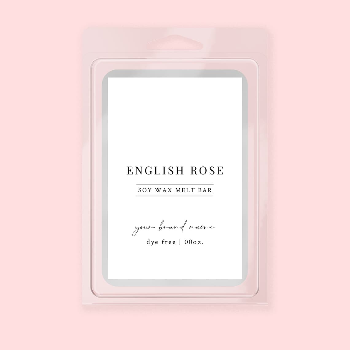 Wax Melts Label Template Printable Wax Melt Label Packaging Etsy