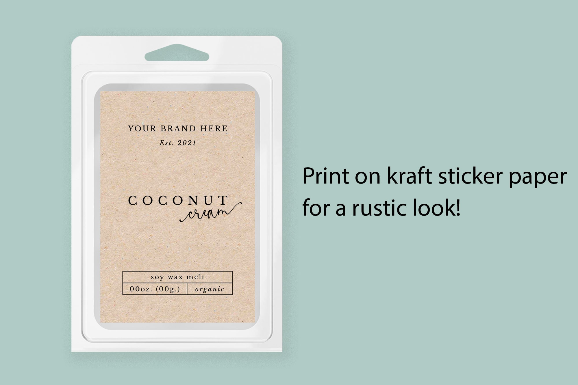 Printable Wax Melts Label Template Editable Wax Melt Labels | Etsy