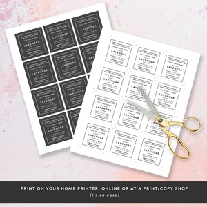 Essential Oil Labels Template Printable Essential Oils Roller - Etsy