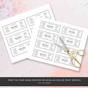 Essential Oil Labels Template, Printable Essential Oils Dropper Bottle ...