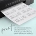 Essential Oil Bottle Labels Template Printable Essential Oils - Etsy
