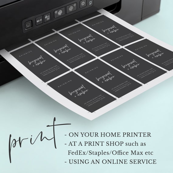 Candle label machine