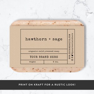 Soap Wrappper Label Template, Printable Handmade Soap Band Wrap Label ...