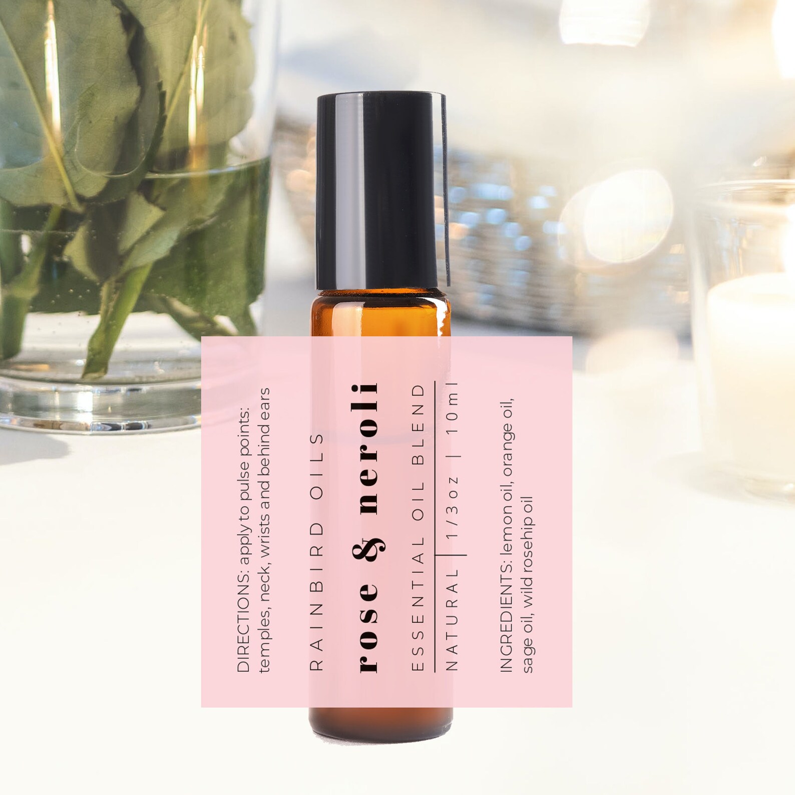 Essential Oil Roller Bottle Label Printable Essential Oils Etsy