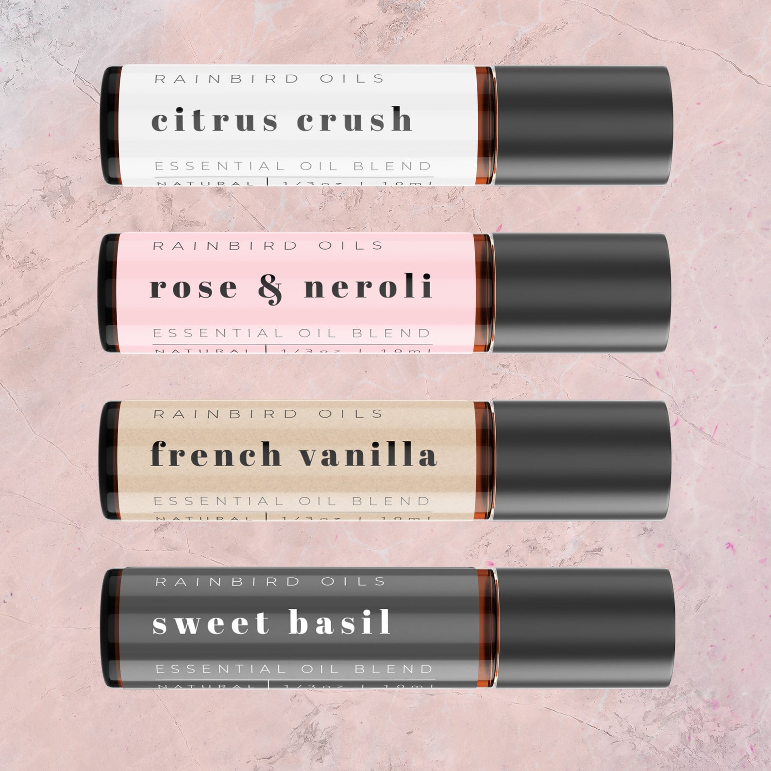 Essential Oil Roller Bottle Label Printable Essential Oils Etsy