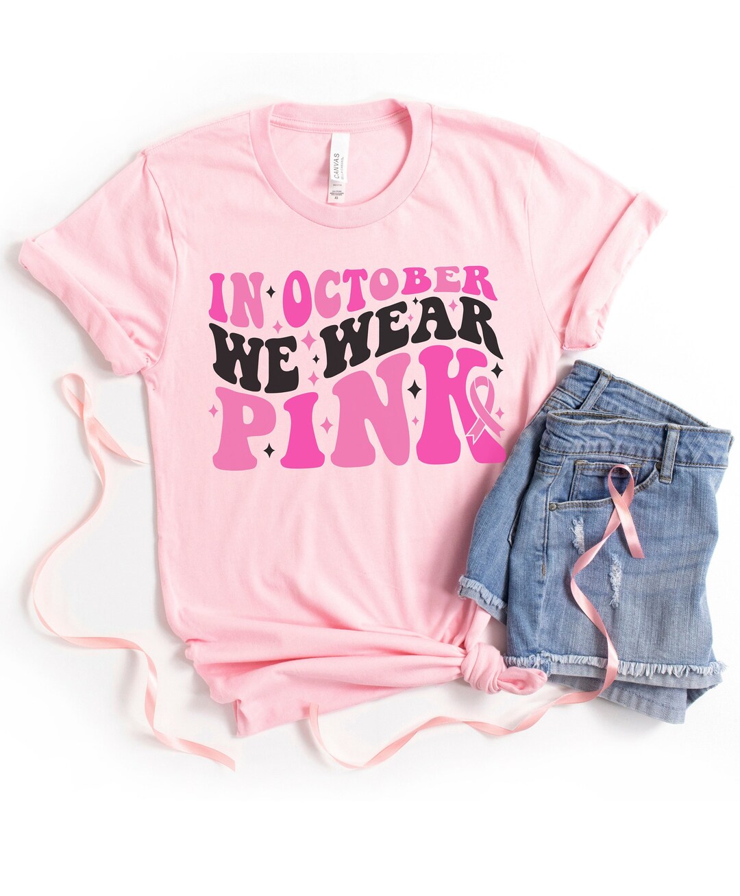 In October We Wear Pink Shirt, Pink October Shirt, Wear Pink Shirt