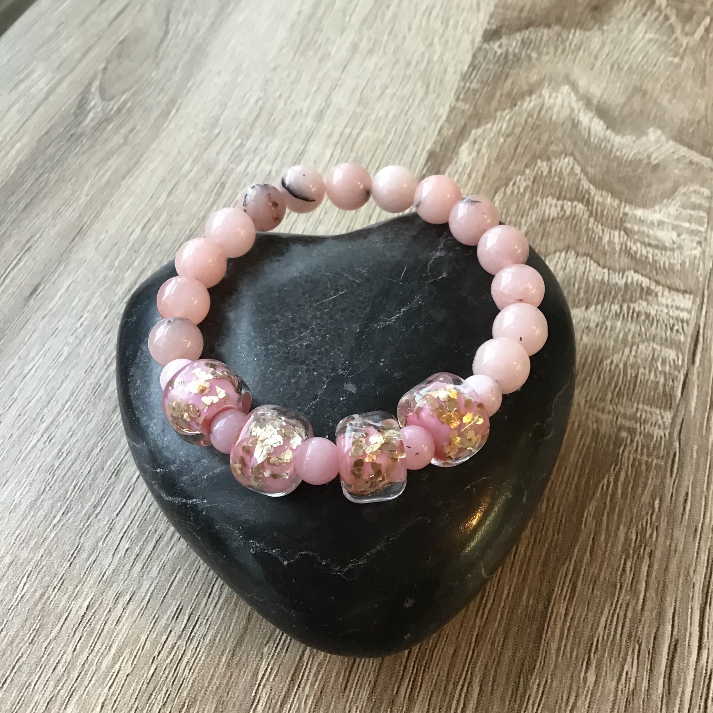 Beautiful Pink Cherry Blossom Jasper Gemstone and Mystic Pink Etsy
