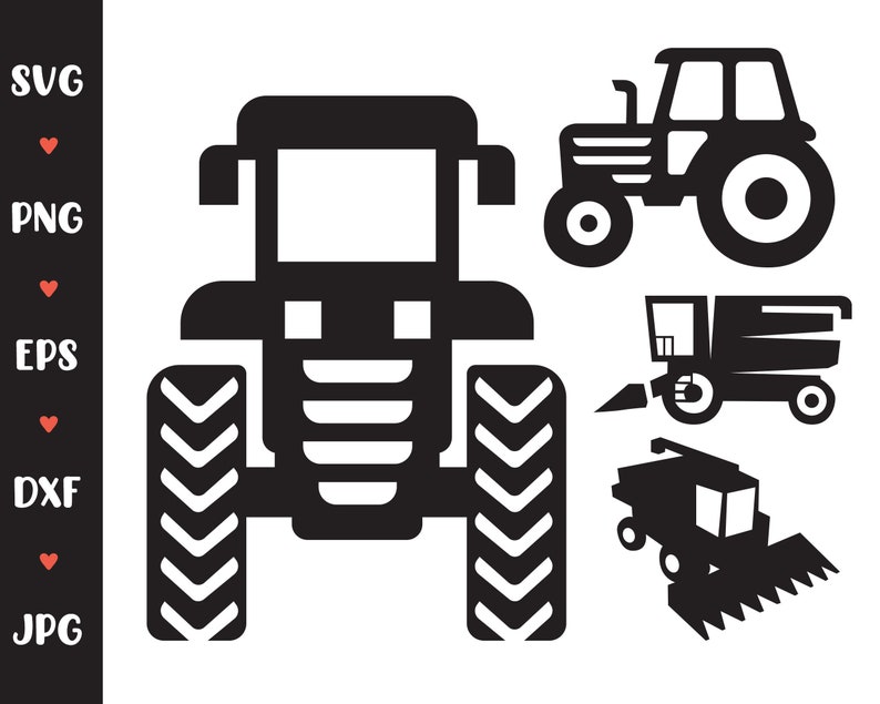 Download Tractor Svg Harvester Digital Files Svg Combine Harvester Art Design T Shirt Zip Cut File Jpg Png Dxf Jpg Ai Pn0173 Clip Art Art Collectibles Advancedrealty Com