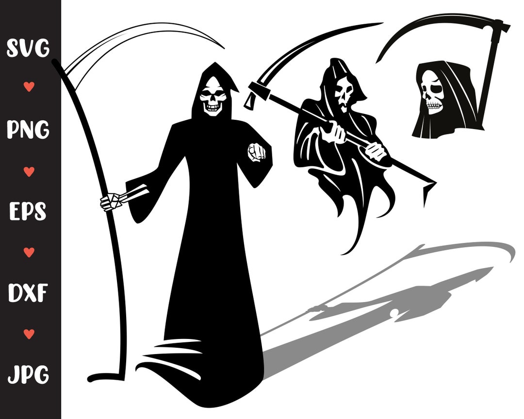 Halloween Svg Death Digital Files Svg Skeleton Design Print T-shirt Zip ...