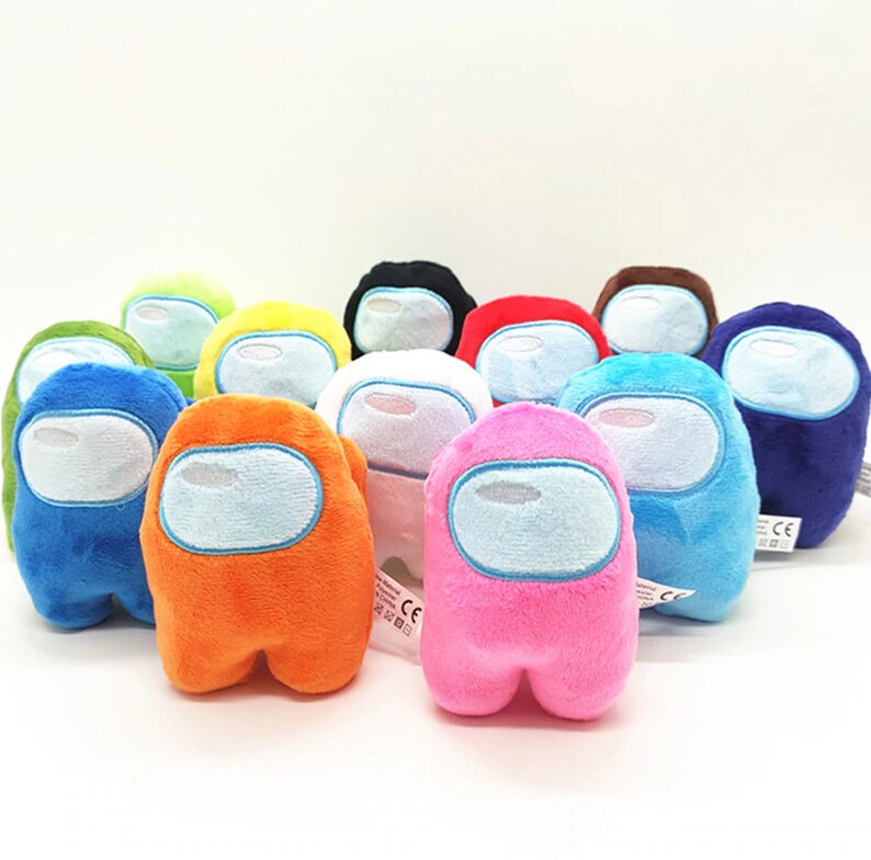 Soft Stuff Animal Among Us Toy Cute Game Plush Toy with BB Sound Stuffed Doll