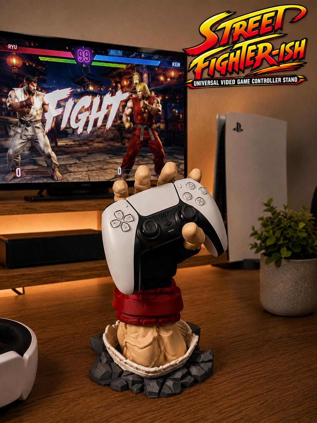 Street Fighter Controller Stand - Etsy