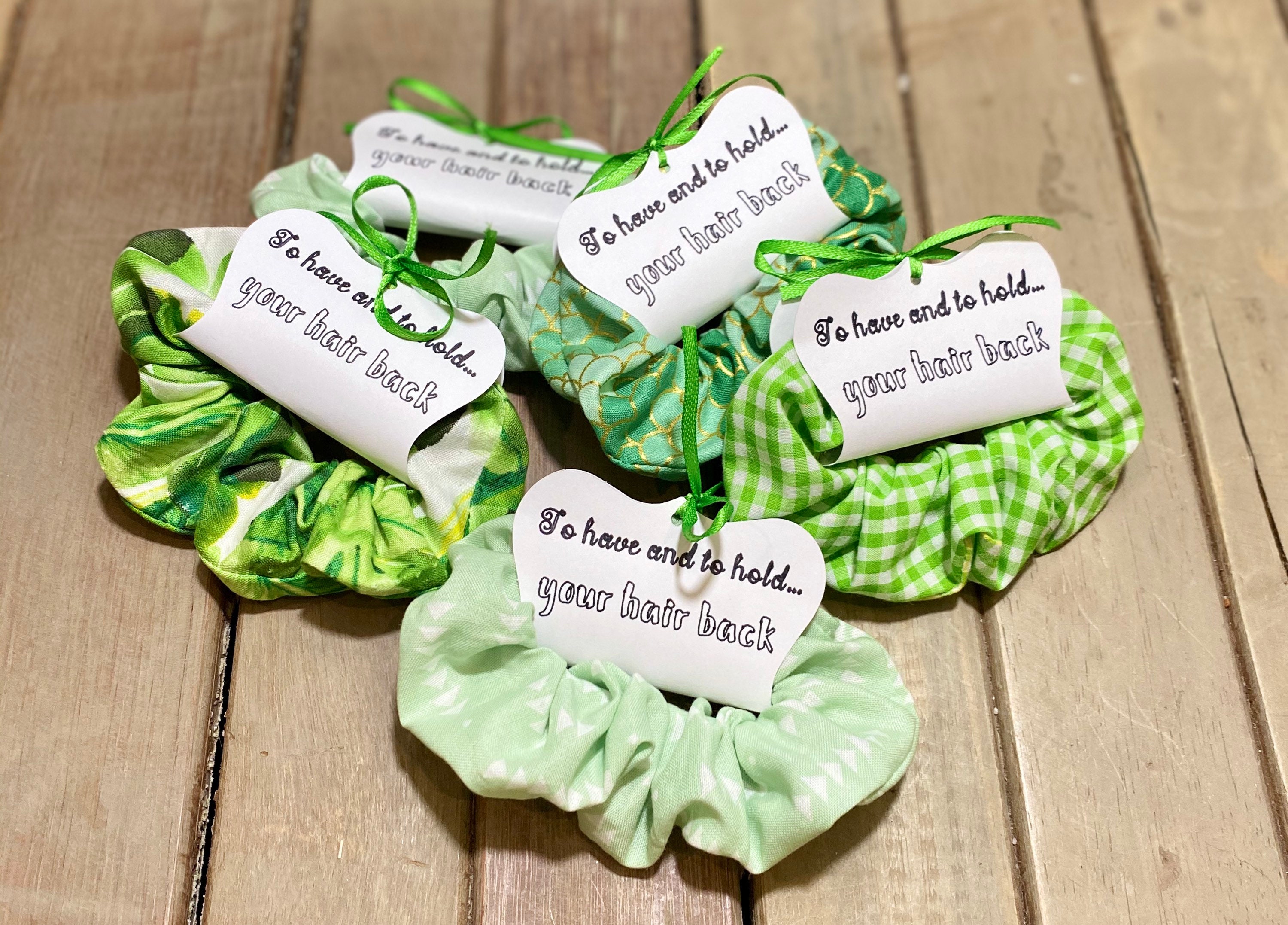 Bachelorette Scrunchies / Bachelorette Gifts / Gifts for Her Etsy