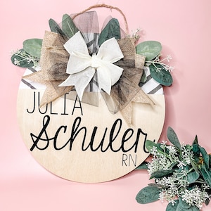 Office Door Hanger / Custom / Nurse Gifts / Office Decor / Farmhouse Door Sign / Nurse Appreciation