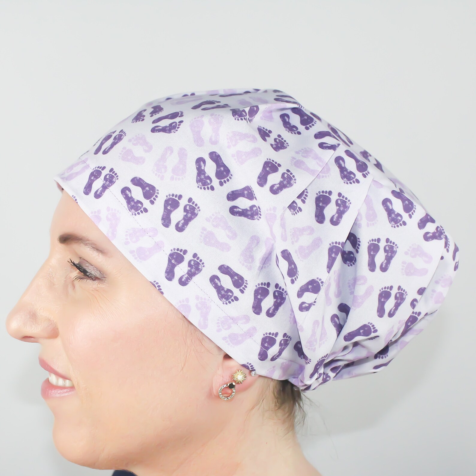 L&D Nurse Scrub Cap Adjustable Scrub Cap Nurse Scrub Cap Etsy