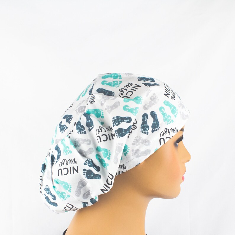 Baby Feet Scrub Cap Labor and Delivery Nurse Scrub Cap Etsy