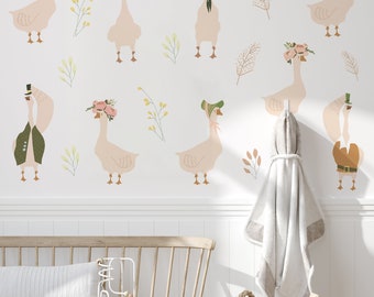 Goose Nursery Wall Decals | Geese Wall Stickers