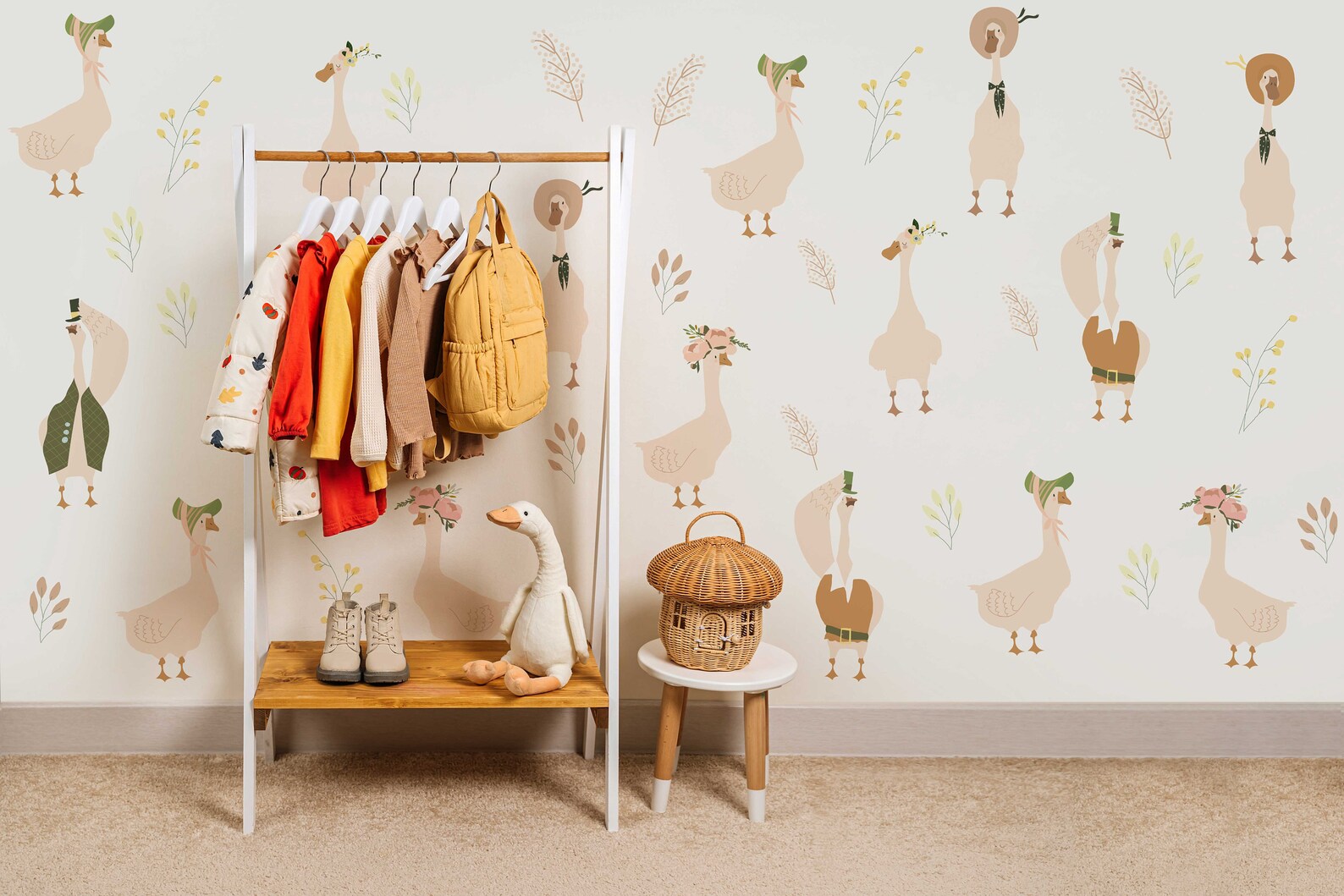 Goose Nursery Wall Decals | Geese Wall Stickers - Etsy