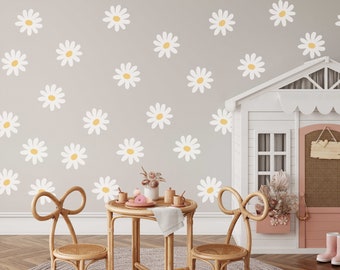 Daisy Flower Wall Decals | Nursery Decal Vinyl | Wall Decal | Wall Sticker