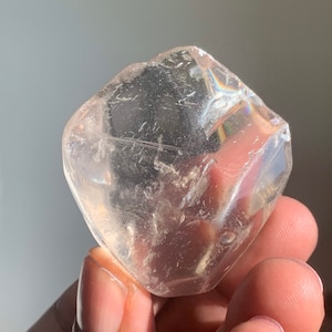 Smoky Quartz Crystal Freeform Palm Stone | Smokey Meditation Stone | Healing Crystals Stones | Chakra Stones | Rocks and Minerals |