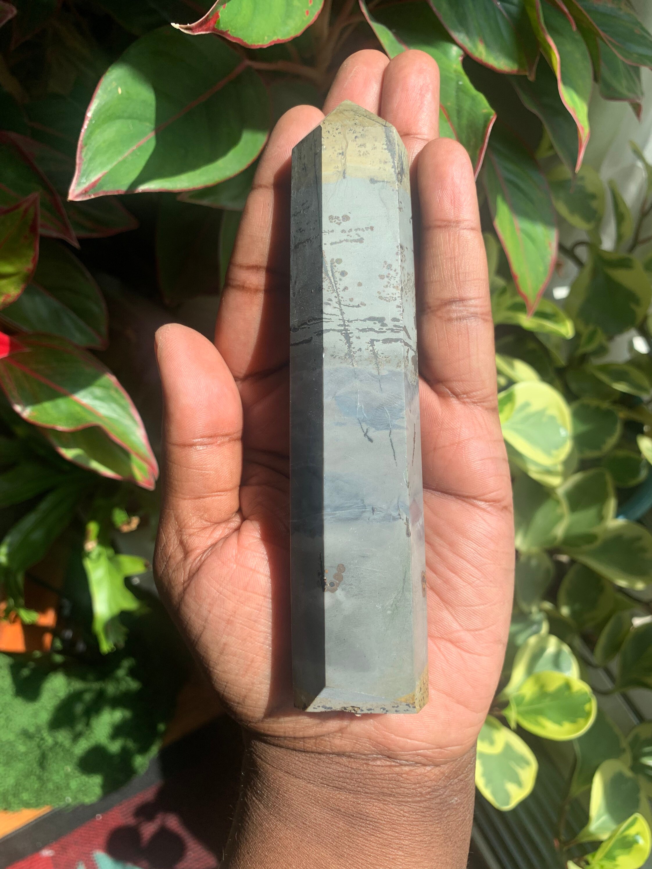 Picture Jasper Matte Point Towers Meditation Stones Healing